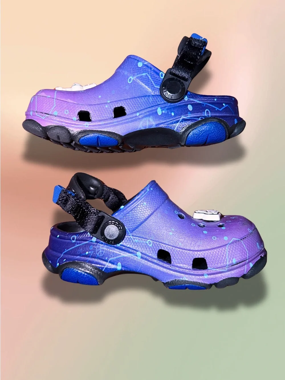 Crocs x Space Jam A New Legacy All-Terrain Clogs Kids C7 Purple Blue